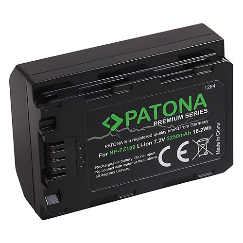 PATONA Premium Bateria NP-FZ100 -  2250mAh