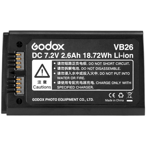 GODOX Bateria VB26 p/ Flash V1 / V860III / RING72