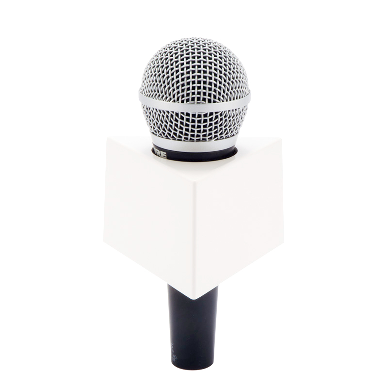 MT-3B Triângulo Branco p/ Microfone de Mão