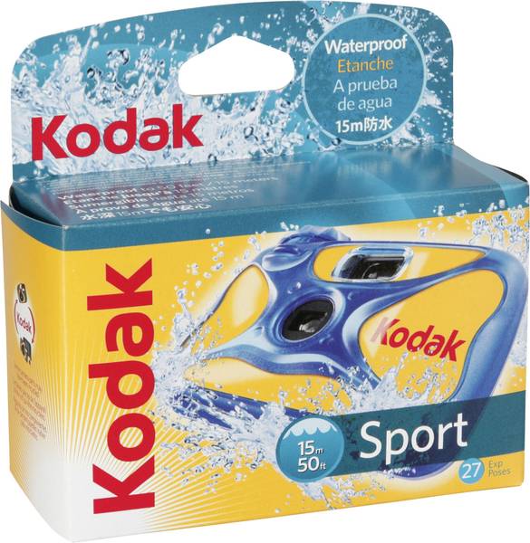 KODAK Water Sport Câmara Descartável ISO-800 (27 Exp.)