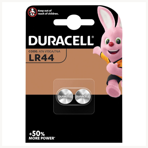 DURACELL Pilhas LR44 1.5V (Pack de 2)