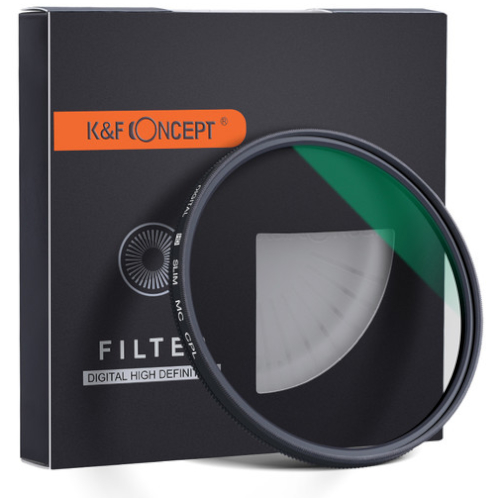 K&F CONCEPT Filtro Digital HD MC CPL Polarizador Slim 62mm