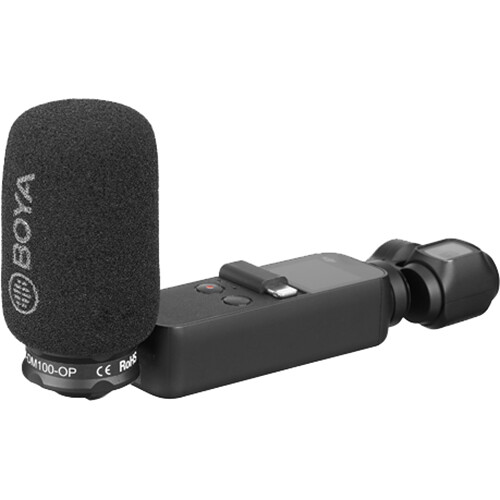 BOYA BY-DM100-OP Microfone Condensador p/ Osmo Pocket