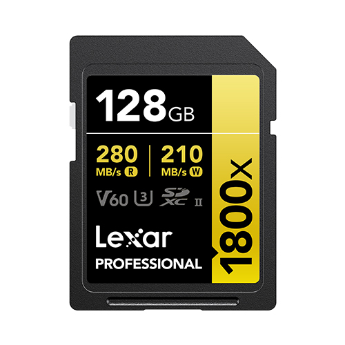LEXAR 128GB SDXC V60 280MB/s UHS-II (U3)