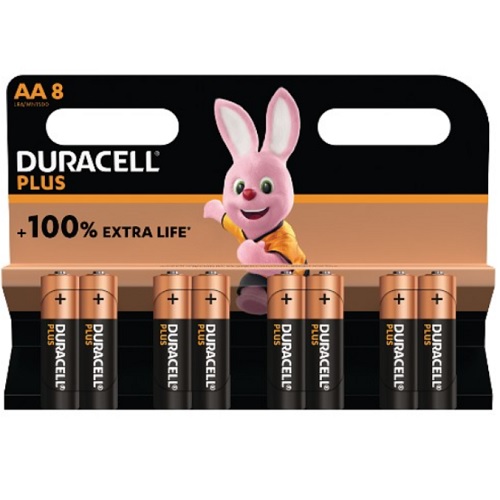 DURACELL Pilhas Alcalina AA (Pack 8x)