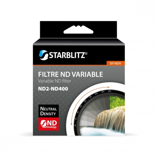 STARBLITZ Filtro ND Variável ND2-ND400 (1-9stops) 58mm