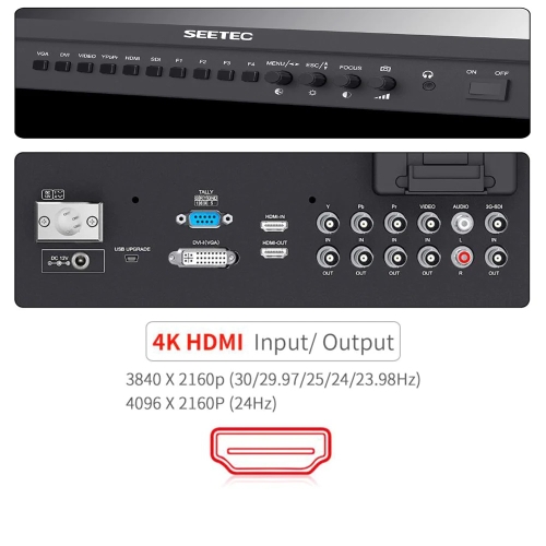 Monitor P215-9HSD-192 4K Broadcast c/Mala