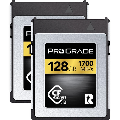 PROGRADE Pack 2xCFexpress 2.0 Type B Gold 128GB 1700MB/s