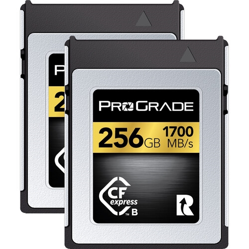 PROGRADE Pack 2xCFexpress 2.0 Type B Gold 256GB 1700MB/s