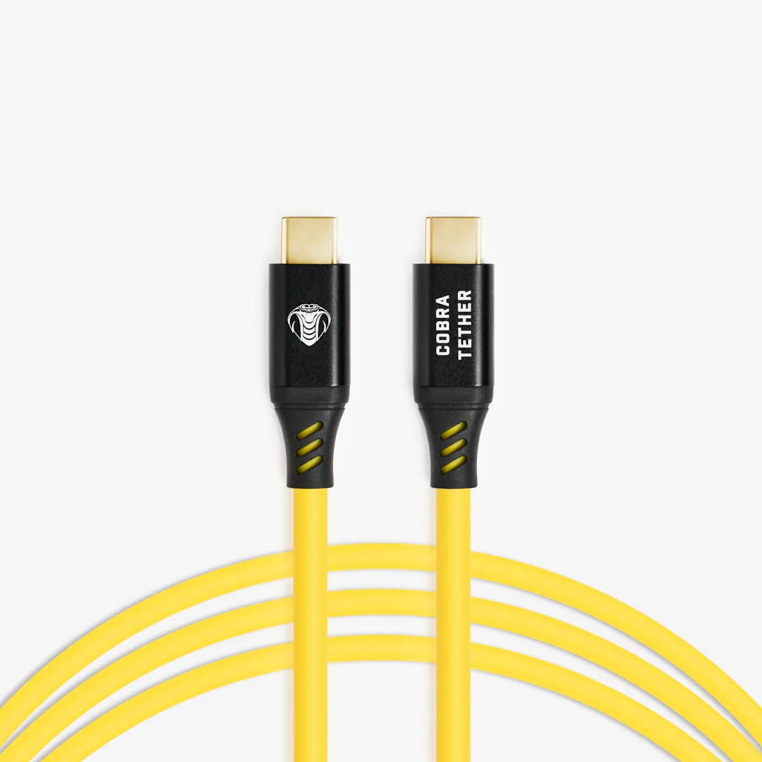 COBRATETHER Cabo USB-C - USB-C - 10m Amarelo