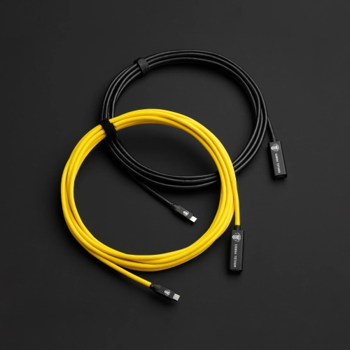 USB-C Extensão Macho/Fêmea - 5m Amarelo