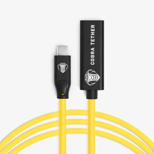 COBRATETHER USB-C Extensão Macho/Fêmea - 5m Amarelo