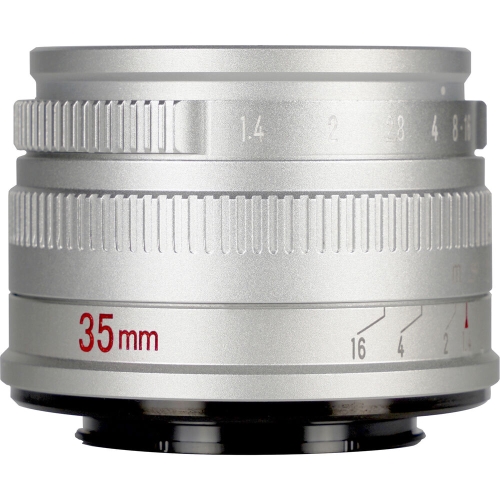7ARTISANS 35mm f/1.4 APS-C Fujifilm X - Silver