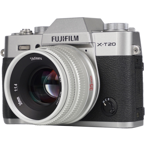35mm f/1.4 APS-C Fujifilm X - Silver