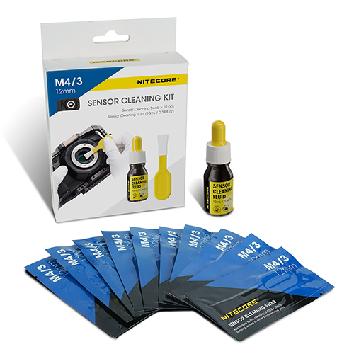 NITECORE Kit Limpeza de Sensor M4/3 - Espátulas + Líquido