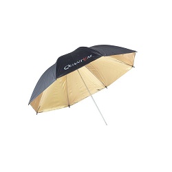 QUADRALITE Gold Umbrella 120cm