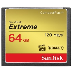 SANDISK Extreme CF 120MB/s 64GB