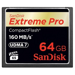 SANDISK Extreme Pro CF 160MB/s 64GB