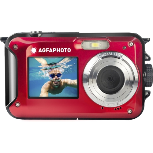 AGFAPHOTO Câmara Aquática WP8000 (Waterproof 3m) Vermelha