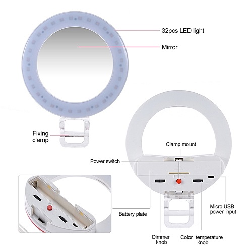 CN-MP32C Smartphone LED Ring Light