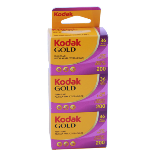 KODAK Gold 200 - 135/36 - Pack 3 Rolos