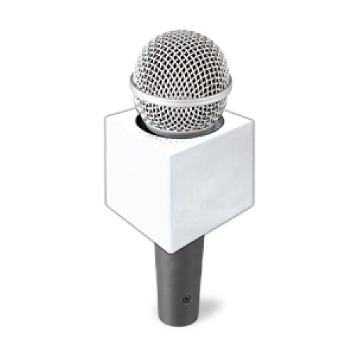 MT-4B Cubo Branco p/ Microfone de Mão