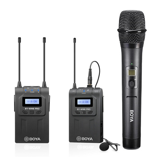 BOYA BY-WM8 Pro-K4 Microfone de Mão e Lapela Wireless