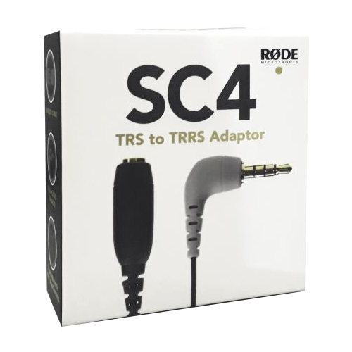 SC4 Adaptador 3.5mm TRS fêmea p/ TRRS macho