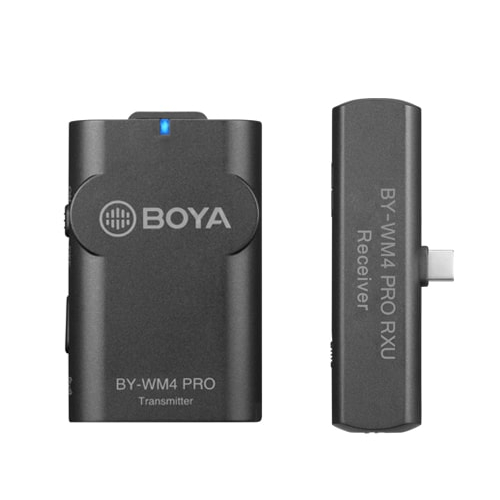 BOYA BY-WM4 Pro-K5 Microfone Wireless p/ USB Type-C