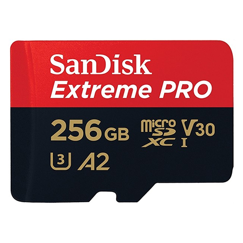 Extreme Pro Micro SDXC 256GB 170MBs A2 V30