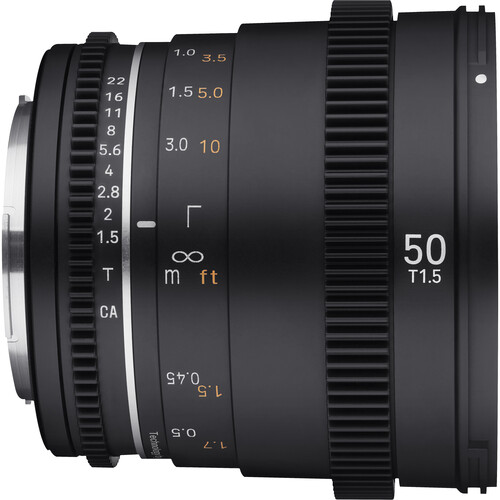 SAMYANG 50mm T1.5 VDSLR MK2 Cine Canon EF