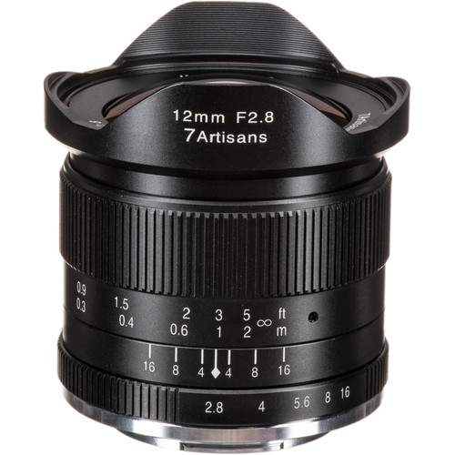 12mm F/2.8 Fujifilm X - Black