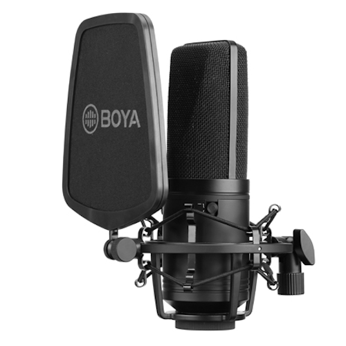 BOYA BY-M1000 Microfone Condensador de Diafragma Grande