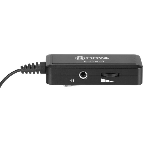 BY-DM10 Microfone Lapela p/ Lightning e USB Type-A