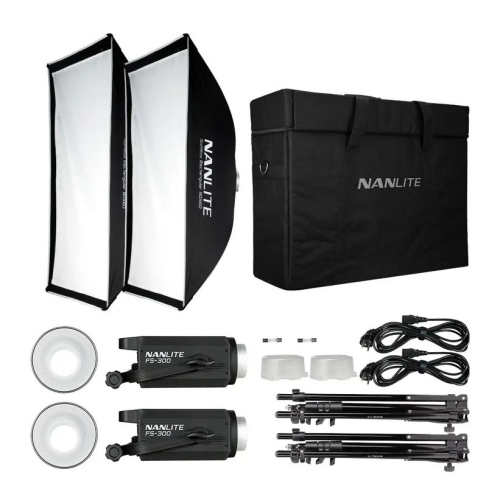 NANLITE Kit Iluminadores 2x FS-300