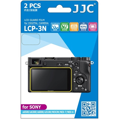 JJC LCP-3N Protector de Película p/ LCD a6000 Series