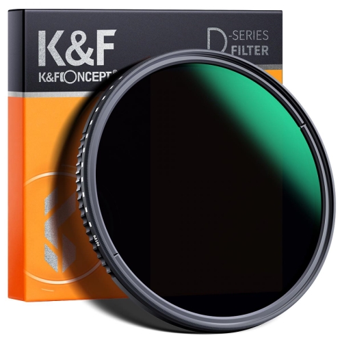 K&F CONCEPT Filtro ND Variável ND3-ND1000 (1.5-10 Stops) 55mm