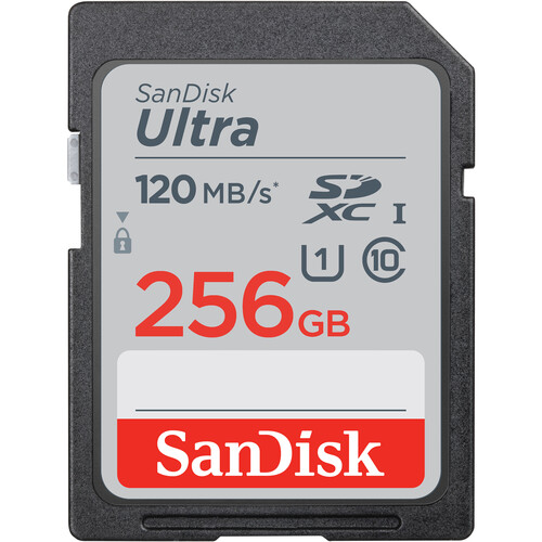 SANDISK Ultra SDXC 120MB/s Classe 10 UHS-I - 256GB