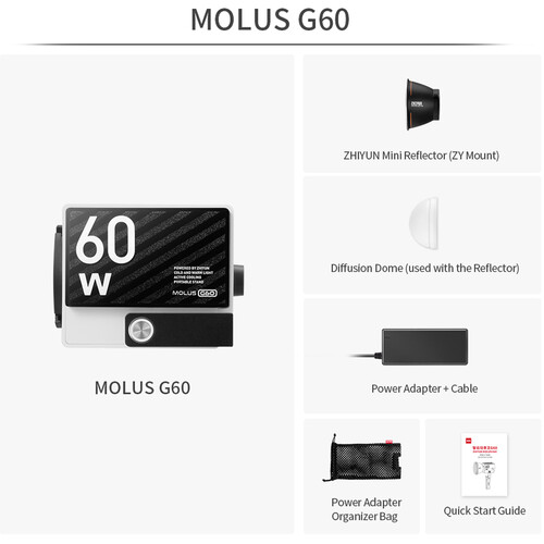 LED COB Mini MOLUS G60 60W (Bi-Color) - Standard