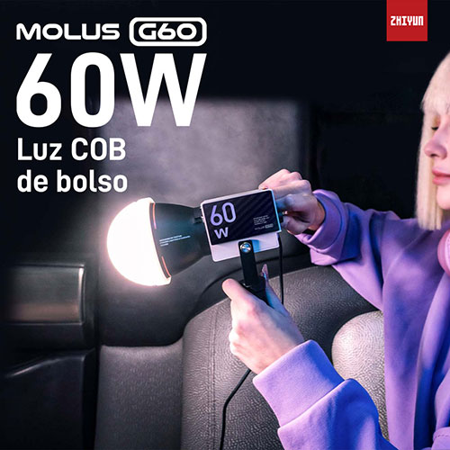 LED COB Mini MOLUS G60 60W (Bi-Color) - Combo Kit