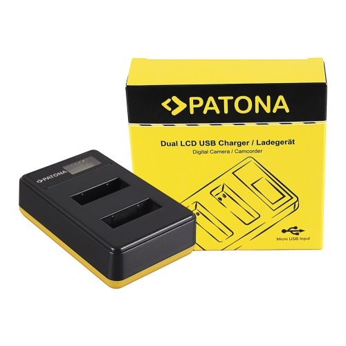 PATONA Carregador Duplo p/baterias Sony NP-BX1