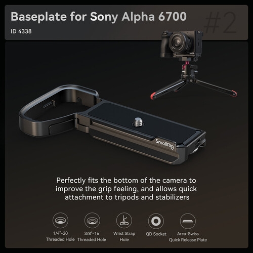4336 Cage Kit p/ Sony Alpha a6700