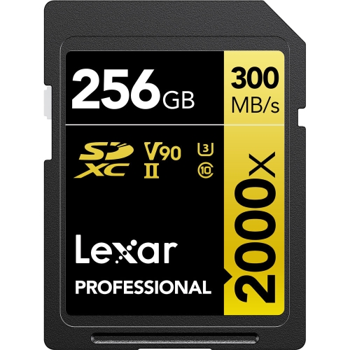 LEXAR Pro SDXC 256GB 300MB/s V90 UHS-II U3