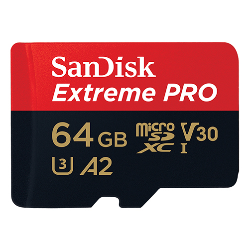Extreme Pro Micro SDXC 64GB 170MB/s A2 V30