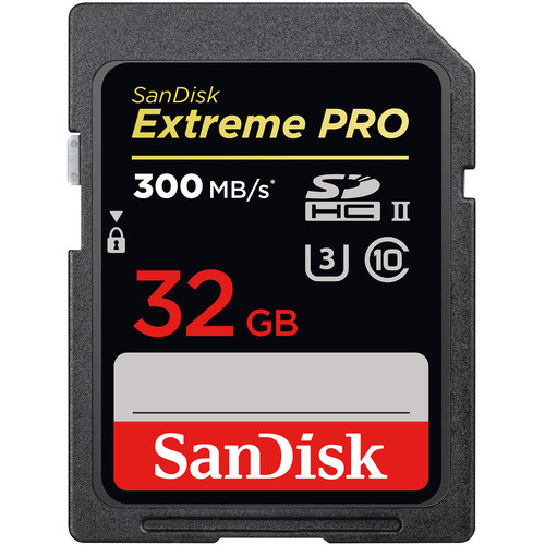 EXTREME PRO SDHC 32GB 300MB/s UHS-II