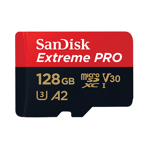 Extreme Pro Micro SDXC 128GB 170MBs A2 V30
