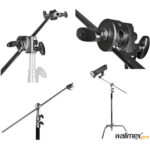 WALIMEX Pro Barra Girafa c/ 2 Grampos 100cm - Imagem 2