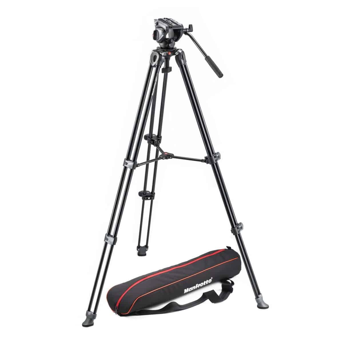 Trípode de doble pata MANFROTTO MVK500AM + 500 cabezales - Imagen 2