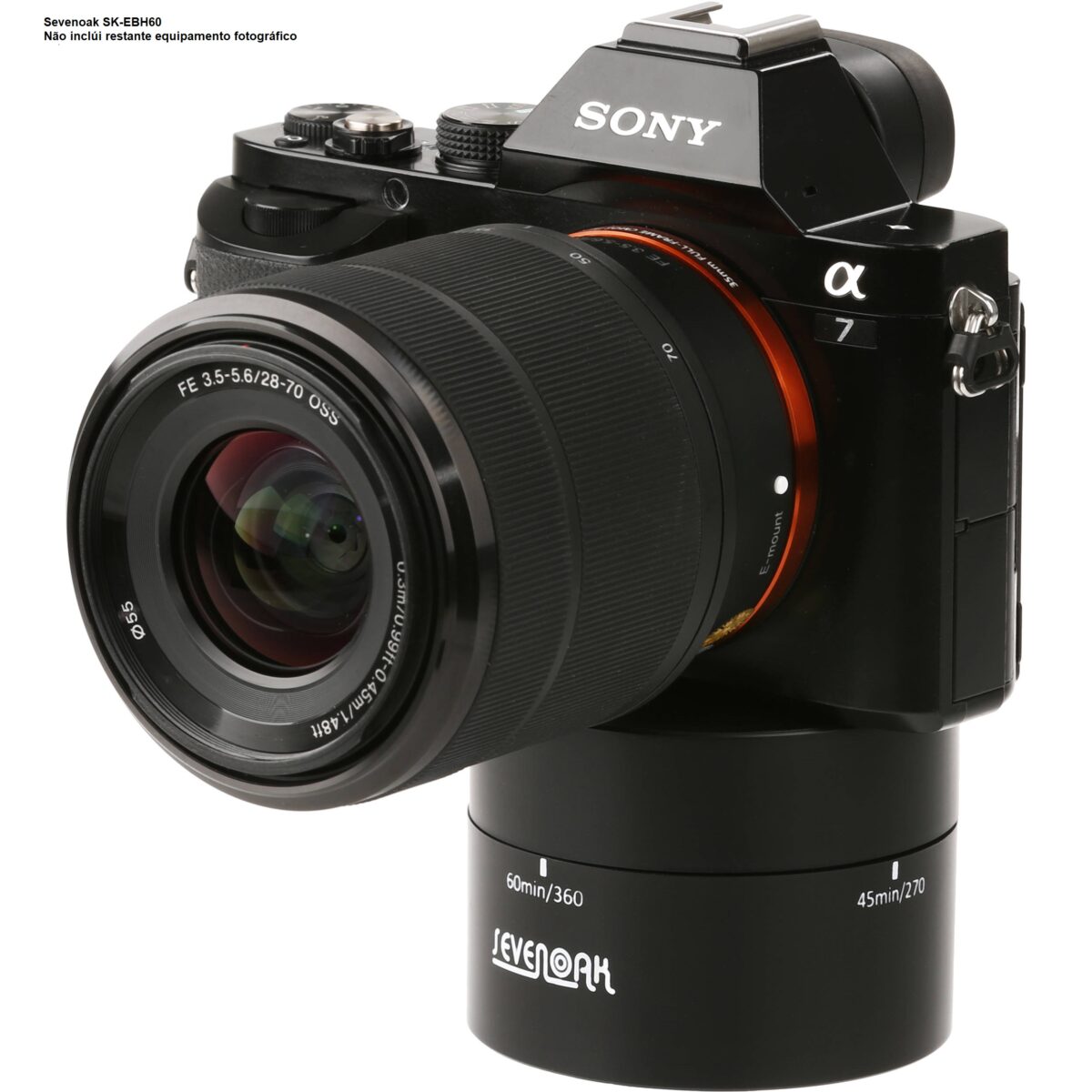 SK-EBH60 Cabeça de Tripé para Time-Lapse Panorâmico 360° - Imagem 6