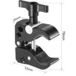 SMALLRIG 2220 Super Clamp - Imagem 3